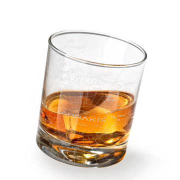 MAP OF ARRAKIS Whiskey Glass