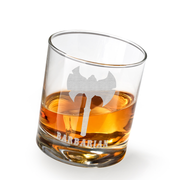 BARBARIAN EMBLEM DnD Whiskey Glass