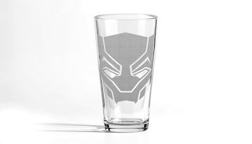 BLK PAN MASK Pint Glass