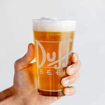 DUFF BEER Pint Glass