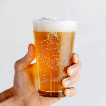 E HONDA Pint Glass