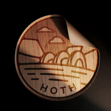 HOTH Wood Sticker