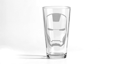 IRON MAN EMB Pint Glass