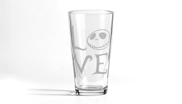 SKULL LOVE Pint Glass