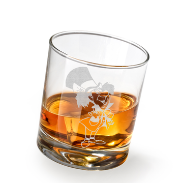 MAD HATTER Whiskey Glass