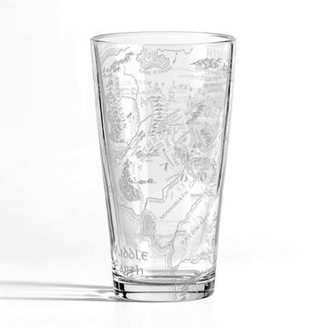MAP OF MIDDLE EARTH Pint Glass