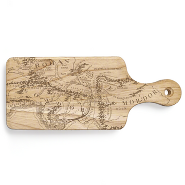 MAP OF MORDOR + ROHAN Cutting Board