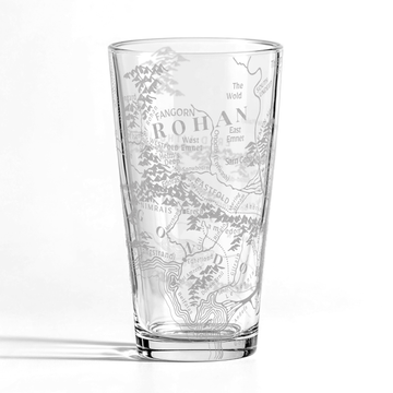 MAP OF MORDOR + ROHAN Pint Glass