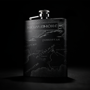 MAP OF NUMENOR Hip Flask