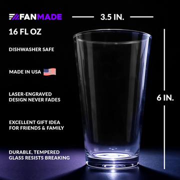 FLASH EMBLEM Pint Glass