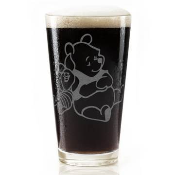 POOH PIGLET Pint Glass
