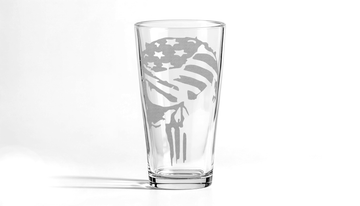 PUNISHER FLAG Pint Glass