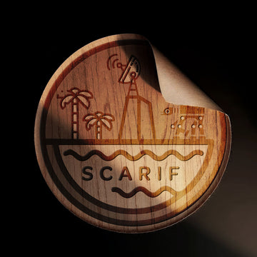 SCARIF Wood Sticker