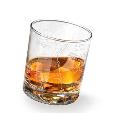 MAP OF THE SHIRE Whiskey Glass