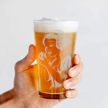 SNOW WHITE Pint Glass