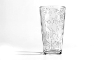 MAP OF THE SOUTH Pint Glass