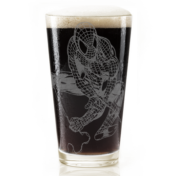 SPIDER MAN Pint Glass