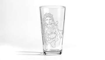 SUPER-GIRL Pint Glass