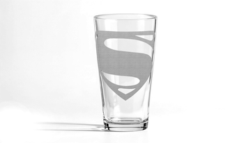 SUPER-MAN EMBLEM Pint Glass