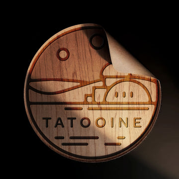 TATTOOINE Wood Sticker
