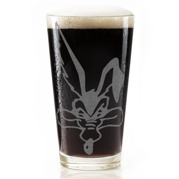 WILE E Pint Glass