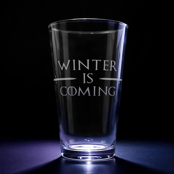 WINTER IS COMING Pint Glass