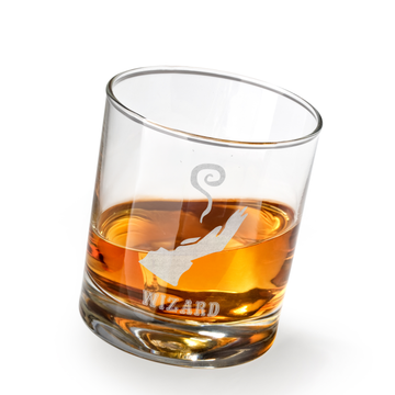 WIZARD EMBLEM DnD Whiskey Glass