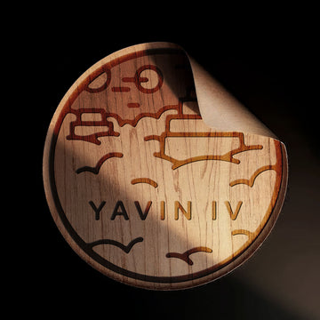 YAVIN IV Wood Sticker