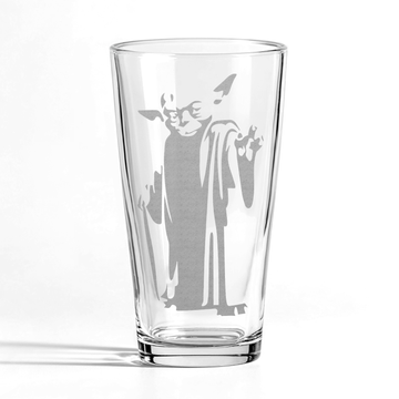 OLD JEDI MASTER Pint Glass
