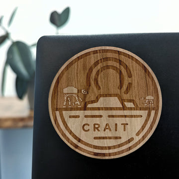 CRAIT Wood Sticker