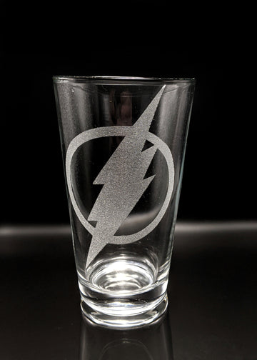 FLASH EMBLEM Pint Glass