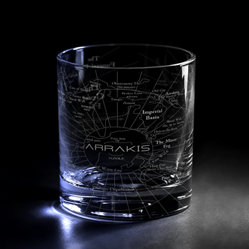 MAP OF ARRAKIS Whiskey Glass