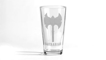 BARBARIAN Pint Glass