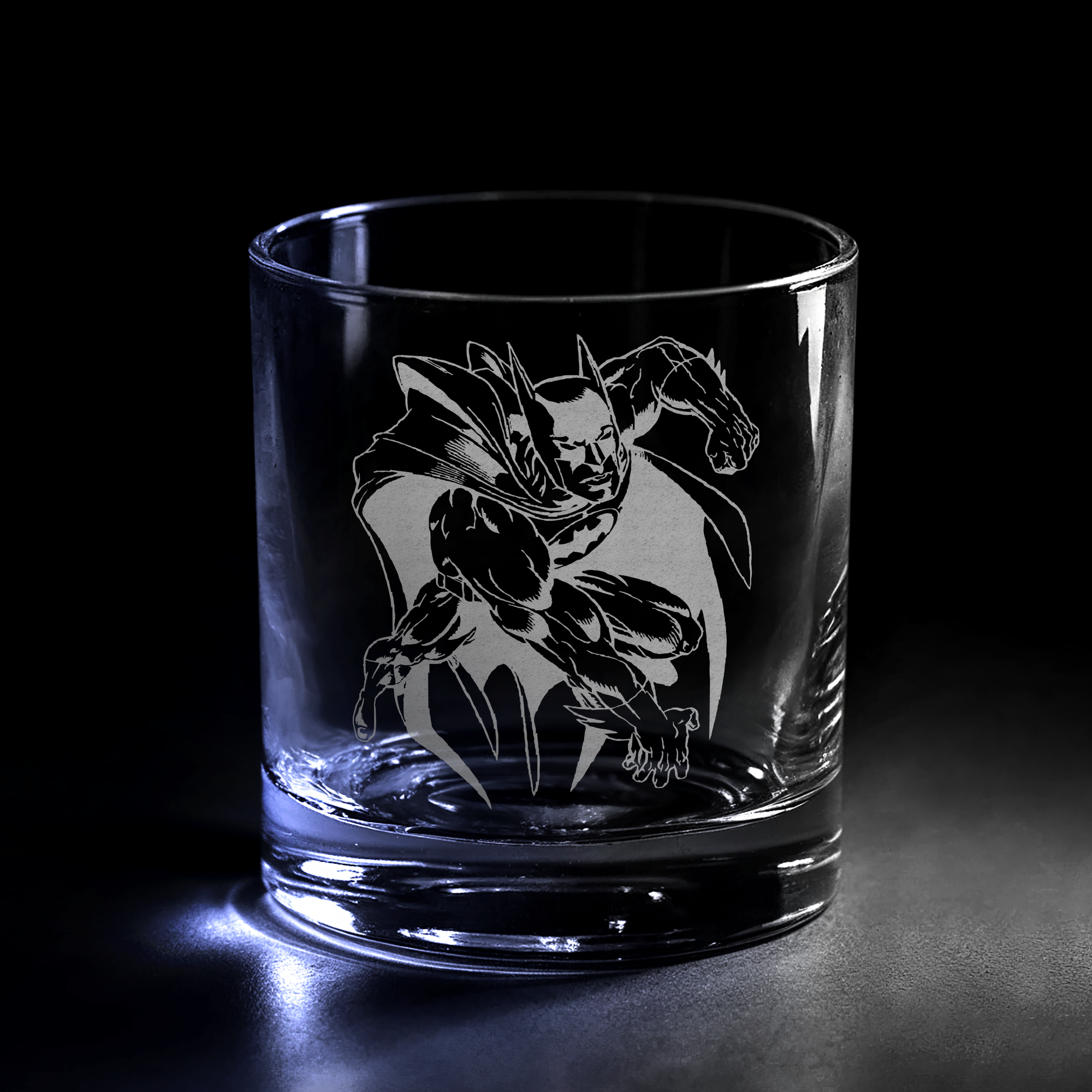BAT-MAN Whiskey Glass