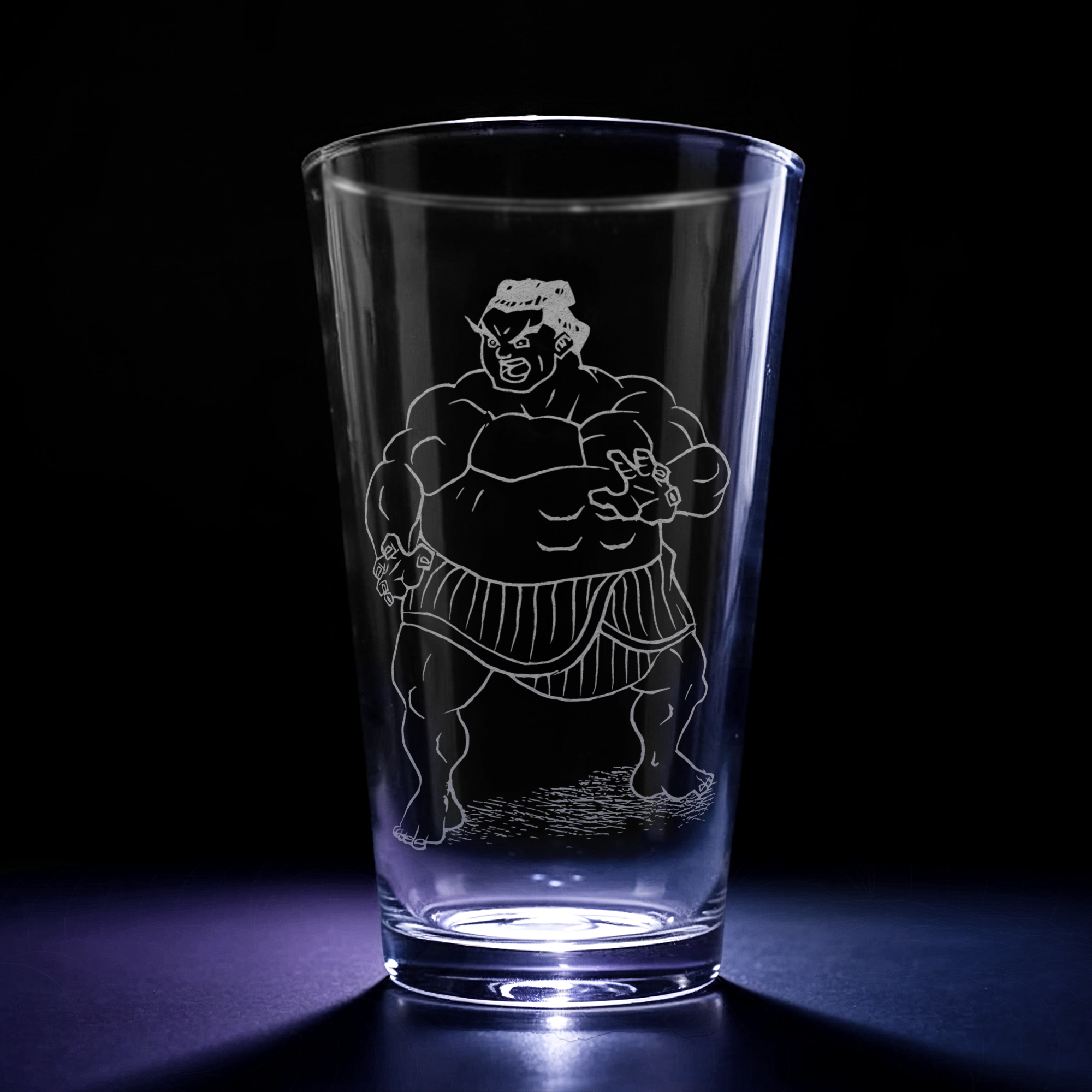 E HONDA Pint Glass