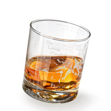 MAP OF EREBOR Whiskey Glass