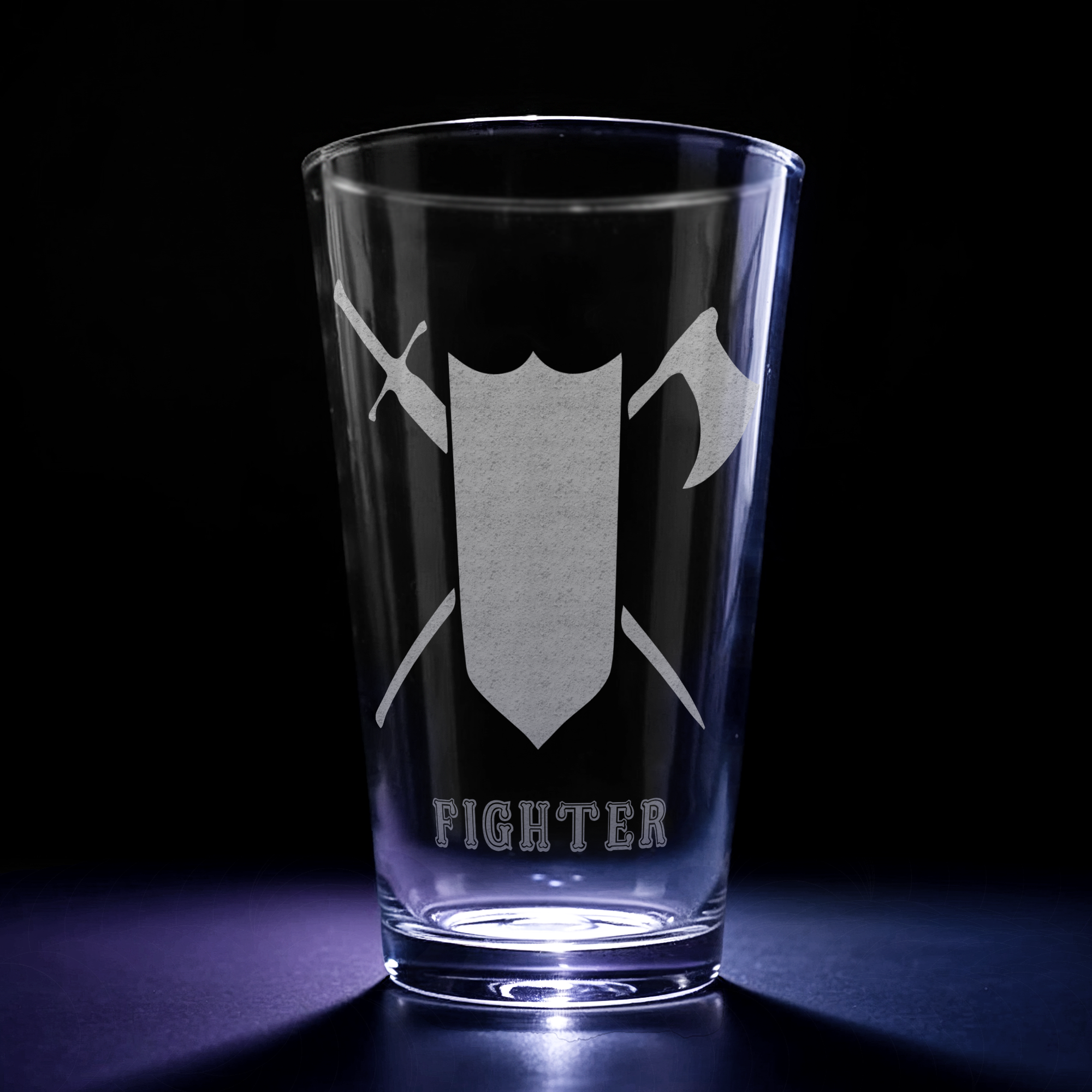 FIGHTER Pint Glass