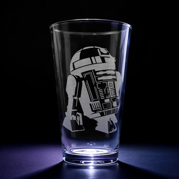 R2D2 Pint Glass
