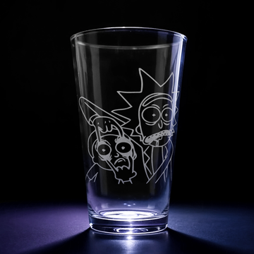 RICK & MORTY Pint Glass