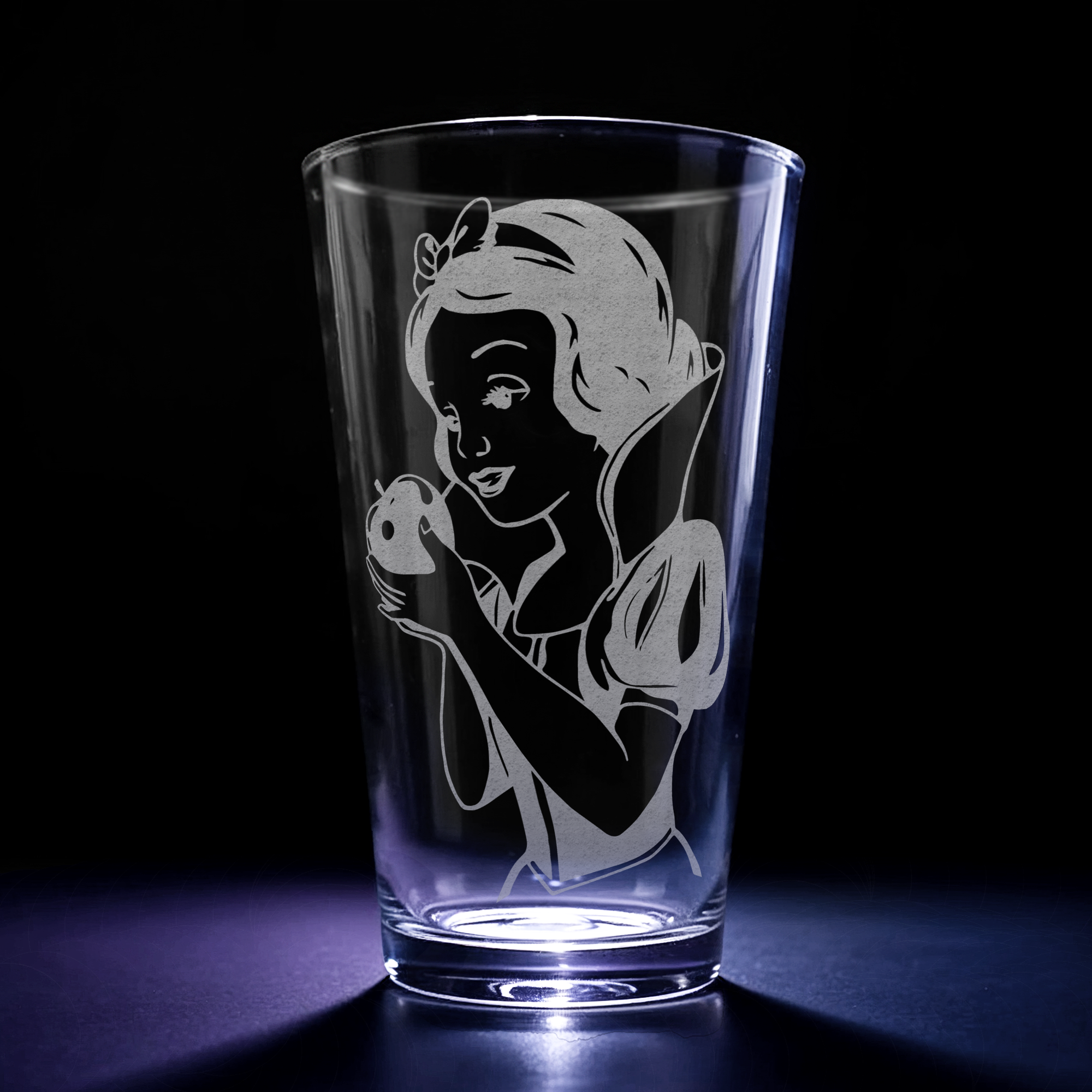SNOW WHITE Pint Glass