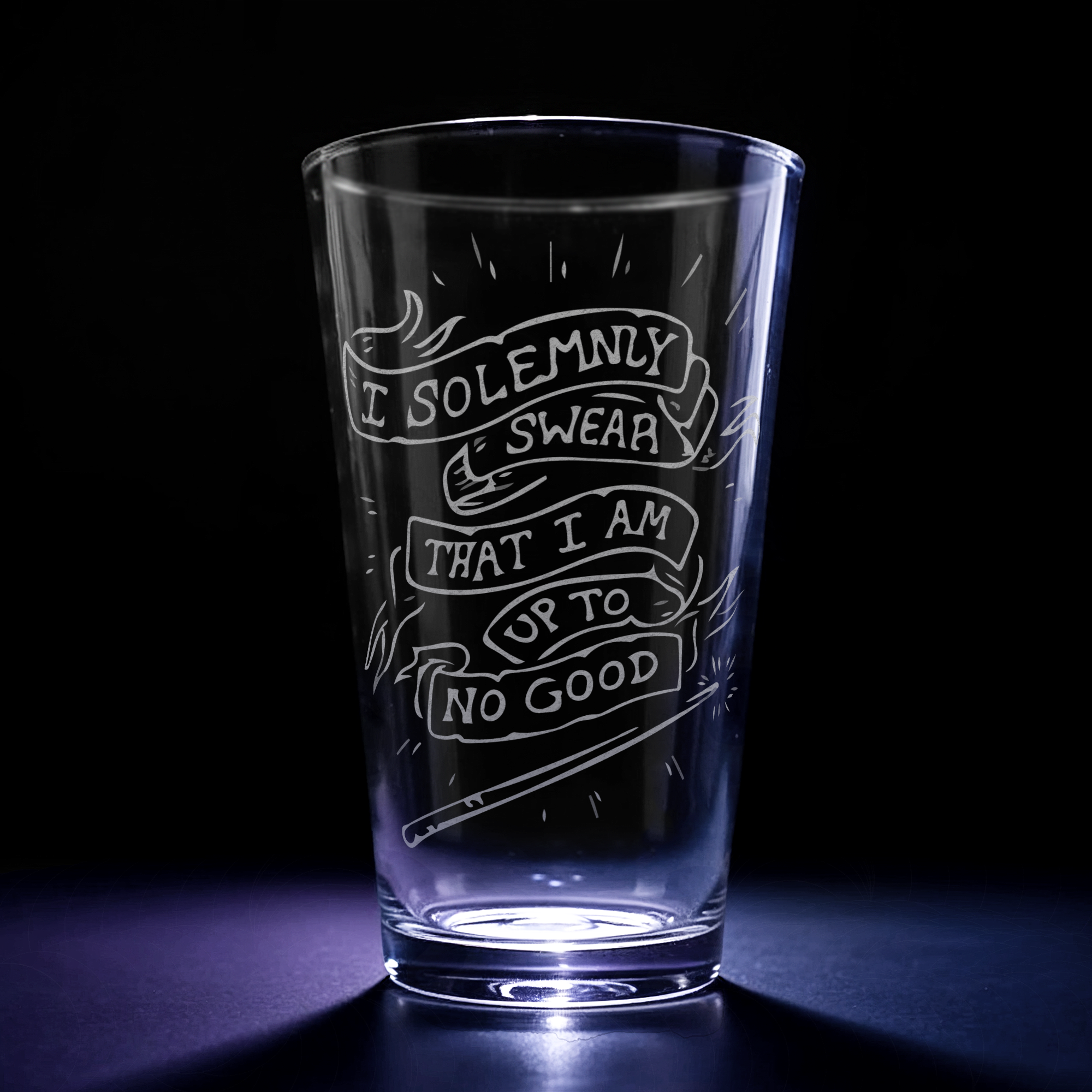 I SOLEMNLY SWEAR Pint Glass